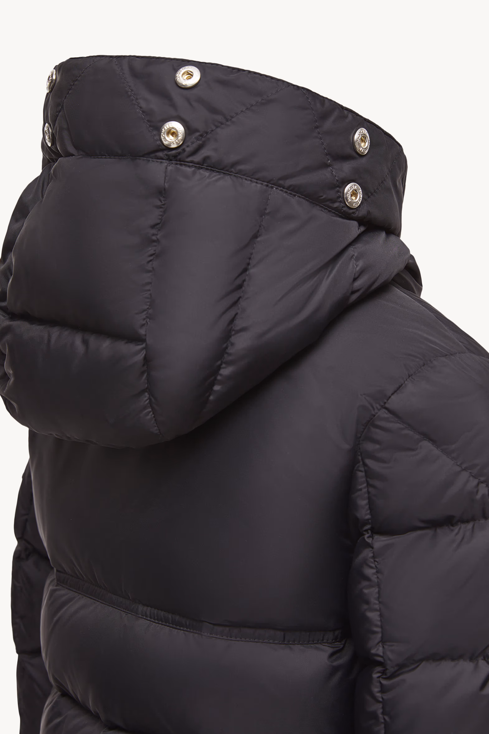 New Byronf Hooded Faux Fur-Trimmed Down Jacket Boy Black Moncler 4